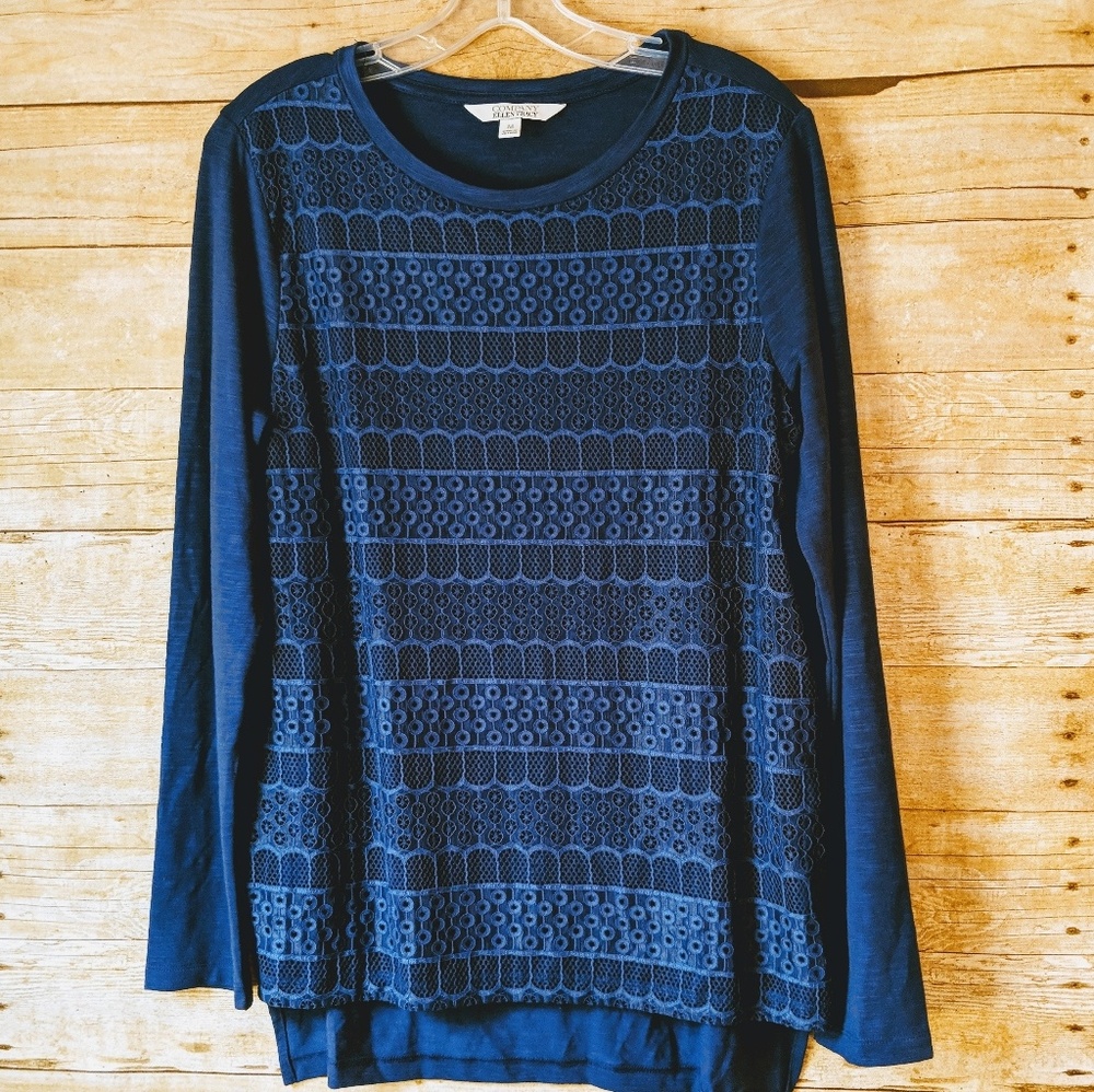 Ellen Tracy | Blue Shirt | M